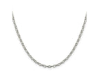 FJC Finejewelers 925 Sterling Silver Hand Made Fancy Patterned Rolo Chain 20 Inches x 3 mm