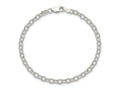 FJC Finejewelers 925 Sterling Silver Hand Made Fancy Patterned Rolo Bracelet Chain 7 Inches x 3 mm
