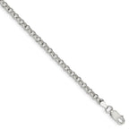 FJC Finejewelers 925 Sterling Silver Rolo Bracelet Chain 7.5 Inches x 4 mm