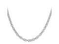 FJC Finejewelers 925 Sterling Silver Hand Made Fancy Patterned Rolo Chain 24 Inches x 4.55 mm