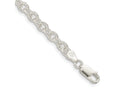 FJC Finejewelers 925 Sterling Silver Hand Made Fancy Patterned Rolo Bracelet Chain 8 Inches x 4.55 mm