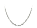 FJC Finejewelers 925 Sterling Silver Hand Made Fancy Patterned Rolo Chain 18 Inches x 3.75 mm