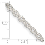 FJC Finejewelers 925 Sterling Silver Hand Made Fancy Patterned Rolo Chain 20 Inches x 3.75 mm