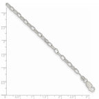 FJC Finejewelers 925 Sterling Silver Hand Made Fancy Rolo Bracelet Chain 7 Inches x 3.75 mm