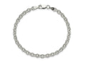 FJC Finejewelers 925 Sterling Silver Hand Made Fancy Rolo Bracelet Chain 7 Inches x 3.75 mm