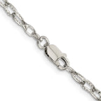 FJC Finejewelers 925 Sterling Silver Hand Made Fancy Rolo Bracelet Chain 8 Inches x 3.75 mm