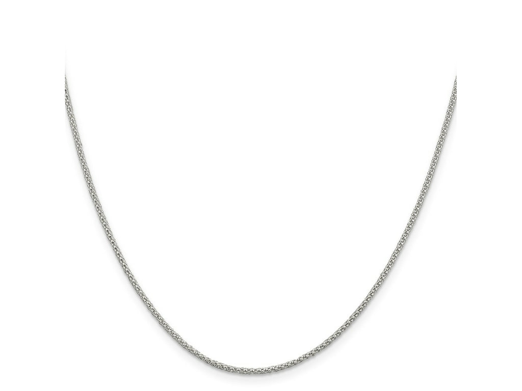 FJC Finejewelers 925 Sterling Silver Other Chain Corona Chain 20 Inches x 1.6 mm