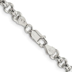 FJC Finejewelers 925 Sterling Silver Rolo Chain 18 Inches x 5 mm