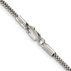 FJC Finejewelers 925 Sterling Silver Other Chain Corona Chain 24 Inches x 2 mm