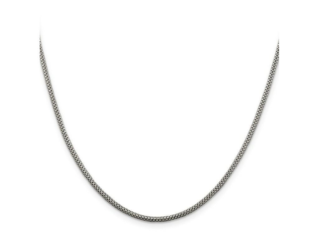 FJC Finejewelers 925 Sterling Silver Other Chain Corona Chain 24 Inches x 2 mm
