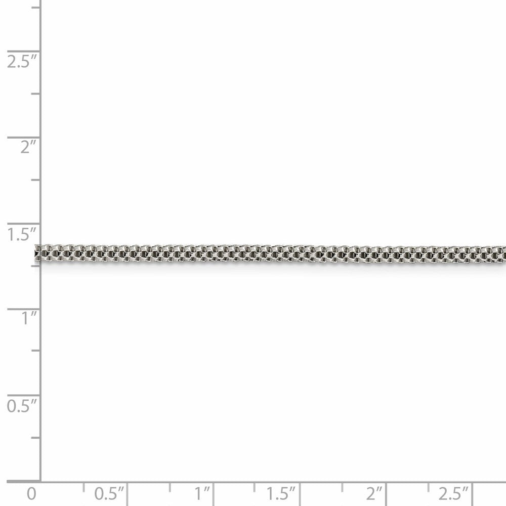 FJC Finejewelers 925 Sterling Silver Other Chain Corona Chain 24 Inches x 2.4 mm