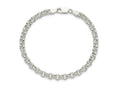 FJC Finejewelers 925 Sterling Silver Rolo Bracelet Chain 7.5 Inches x 5 mm