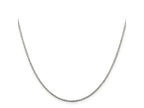 FJC Finejewelers 925 Sterling Silver Rhodium Plated Loose Rope Chain 14 Inches x 1.3 mm