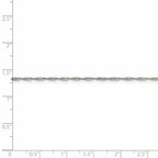 FJC Finejewelers 925 Sterling Silver Singapore Chain 24 Inches x 1.4 mm