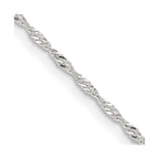 FJC Finejewelers 925 Sterling Silver Singapore Chain 30 Inches x 1.4 mm