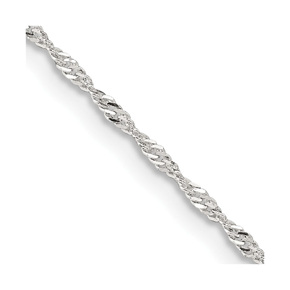 FJC Finejewelers 925 Sterling Silver Singapore Chain 30 Inches x 1.4 mm
