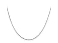 FJC Finejewelers 925 Sterling Silver Open Link Rhodium Plated Singapore Chain 16 Inches x 1.4 mm