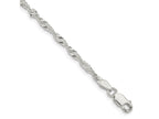 FJC Finejewelers 925 Sterling Silver Singapore Bracelet Chain 8 Inches x 2.25 mm