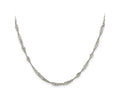 FJC Finejewelers 925 Sterling Silver Singapore Chain 24 Inches x 3 mm