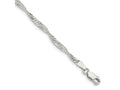 FJC Finejewelers 925 Sterling Silver Singapore Bracelet Chain 8 Inches x 3 mm