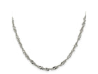 FJC Finejewelers 925 Sterling Silver Singapore Chain 18 Inches x 3.5 mm