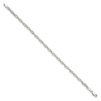 FJC Finejewelers 925 Sterling Silver Singapore Bracelet Chain 8 Inches x 3.5 mm
