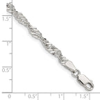 FJC Finejewelers 925 Sterling Silver Singapore Bracelet Chain 8 Inches x 3.5 mm