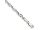 FJC Finejewelers 925 Sterling Silver Singapore Bracelet Chain 8 Inches x 3.5 mm
