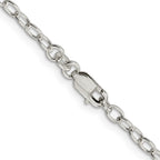 FJC Finejewelers 925 Sterling Silver Oval Cable Chain 18 Inches x 3.4 mm