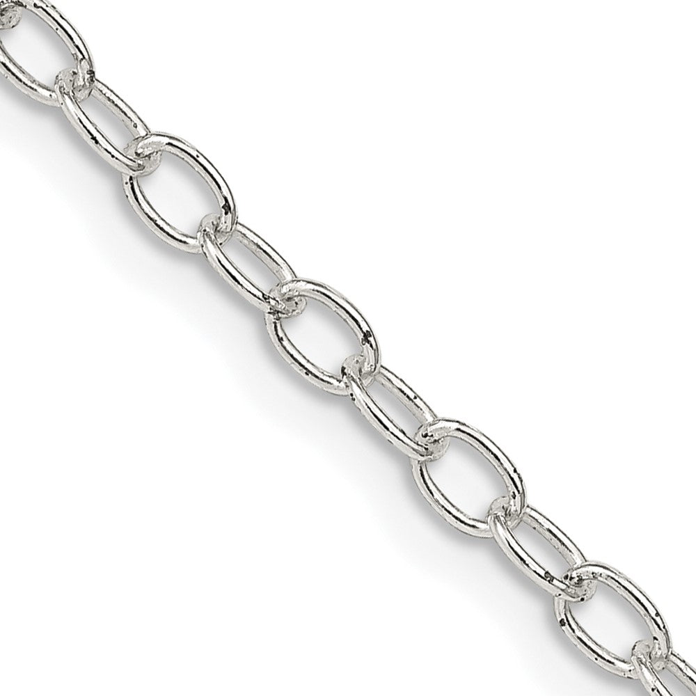 FJC Finejewelers 925 Sterling Silver Oval Cable Chain 20 Inches x 3.4 mm