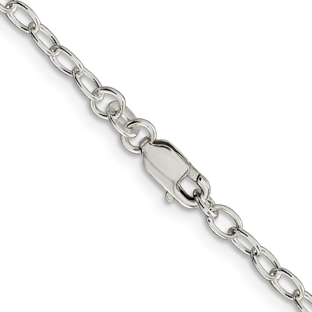 FJC Finejewelers 925 Sterling Silver Oval Cable Chain 20 Inches x 3.4 mm