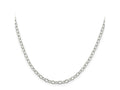 FJC Finejewelers 925 Sterling Silver Oval Cable Chain 22 Inches x 3.4 mm