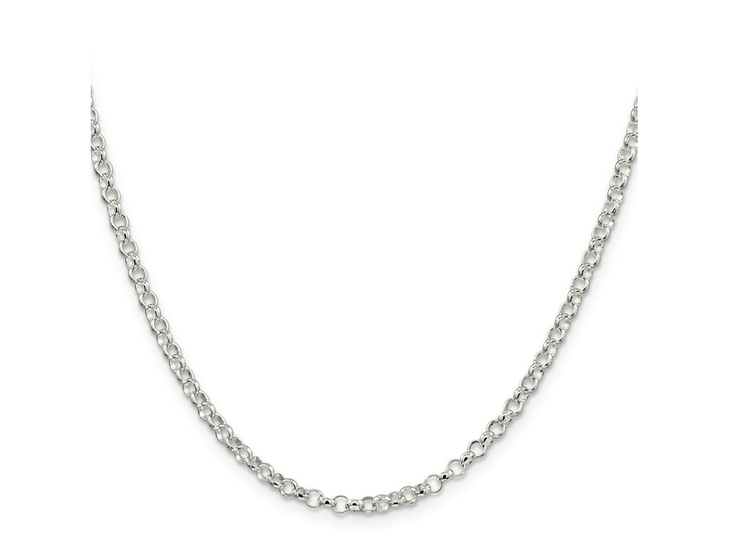 FJC Finejewelers 925 Sterling Silver Rolo Chain 26 Inches x 3 mm
