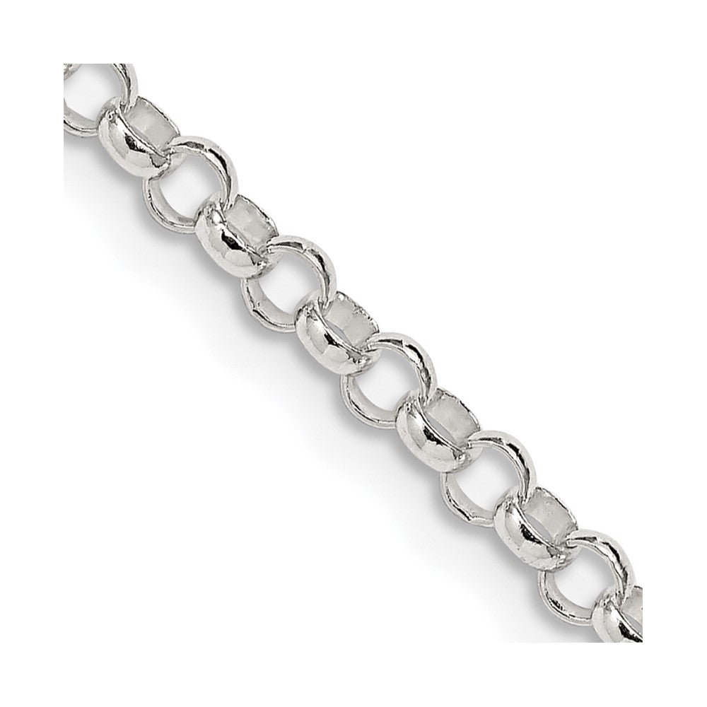 FJC Finejewelers 925 Sterling Silver Rolo Chain 28 Inches x 3 mm