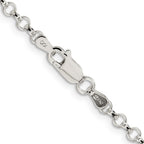 FJC Finejewelers 925 Sterling Silver Rolo Bracelet Chain 7 Inches x 3 mm