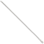 FJC Finejewelers 925 Sterling Silver Rolo Bracelet Chain 8 Inches x 3 mm