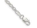 FJC Finejewelers 925 Sterling Silver Rolo Bracelet Chain 8 Inches x 3 mm