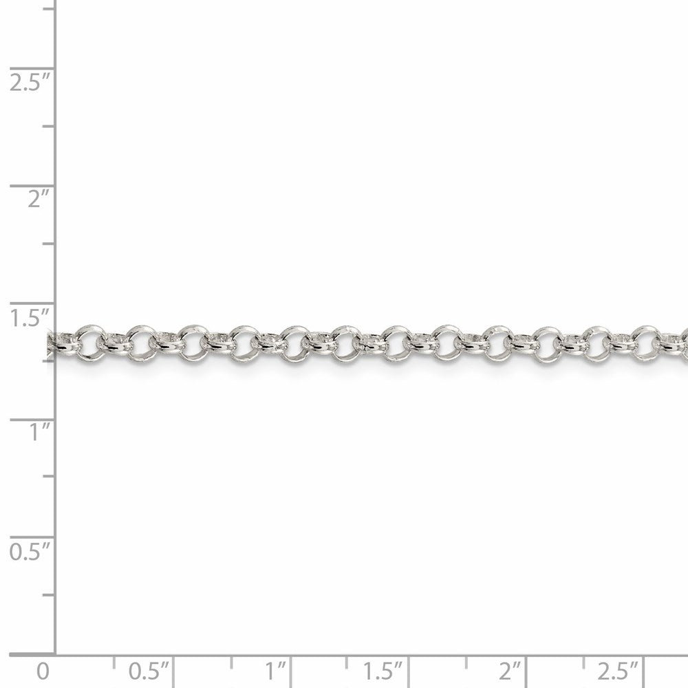 FJC Finejewelers 925 Sterling Silver Rolo Chain 18 Inches x 4 mm