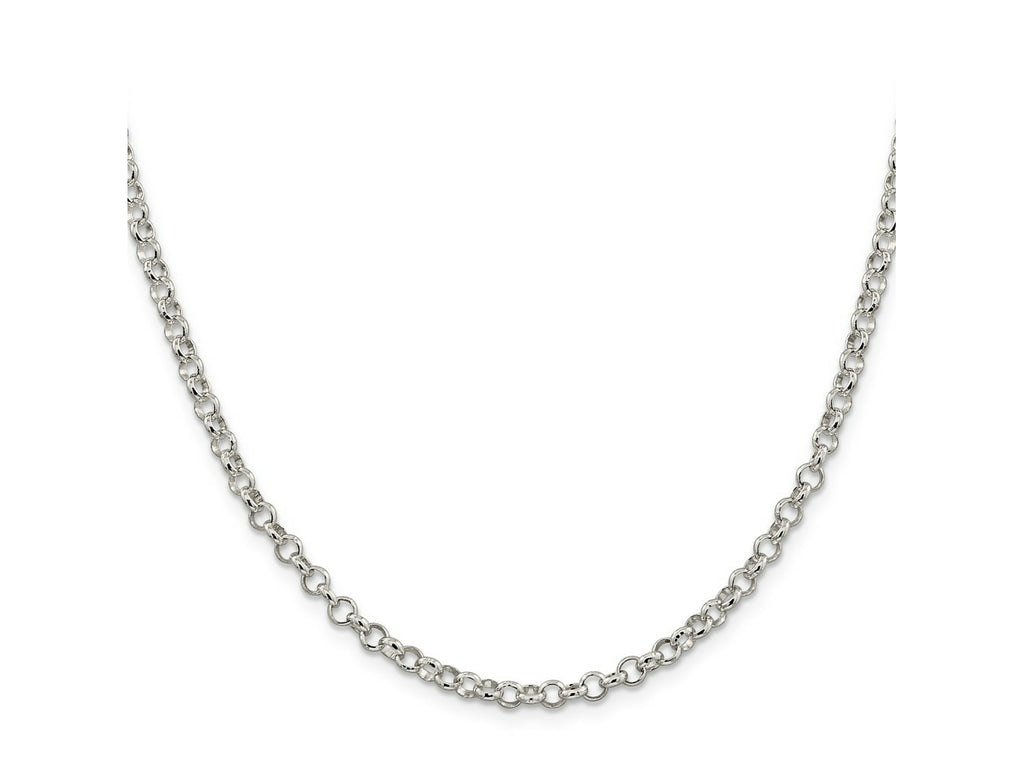 FJC Finejewelers 925 Sterling Silver Rolo Chain 20 Inches x 4 mm