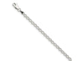 FJC Finejewelers 925 Sterling Silver Rolo Bracelet Chain 7 Inches x 4 mm