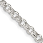 FJC Finejewelers 925 Sterling Silver Rolo Chain 24 Inches x 4.75 mm