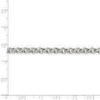 FJC Finejewelers 925 Sterling Silver Rolo Chain 24 Inches x 4.75 mm