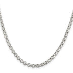 FJC Finejewelers 925 Sterling Silver Fancy Rolo Bracelet 7.5 Inches x 4.75 mm