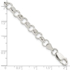 FJC Finejewelers 925 Sterling Silver Link 6.0mm Belcher Light Bracelet 7.5 Inches x 6 mm