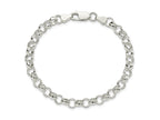 FJC Finejewelers 925 Sterling Silver Link 6.0mm Belcher Light Bracelet 7.5 Inches x 6 mm