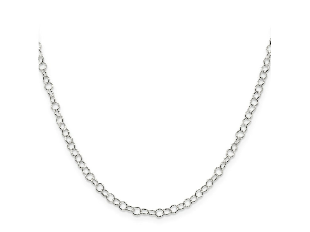 FJC Finejewelers 925 Sterling Silver Fancy Cable Chain 20 Inches x 3.5 mm