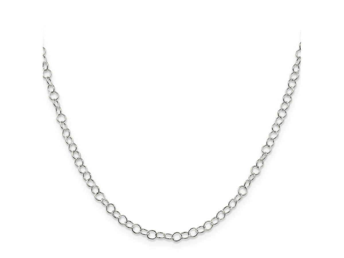 FJC Finejewelers 925 Sterling Silver Fancy Cable Chain 20 Inches x 3.5 mm