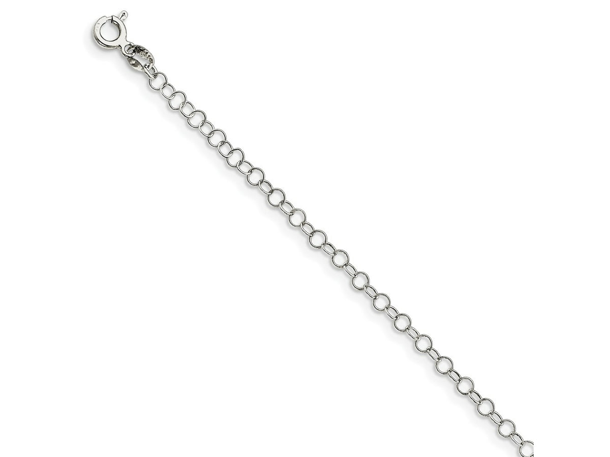 FJC Finejewelers 925 Sterling Silver Fancy Cable Bracelet Chain 7 Inches x 3.5 mm