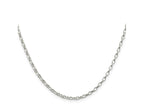 FJC Finejewelers 925 Sterling Silver Oval Fancy Rolo Chain 20 Inches x 2.5 mm