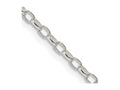 FJC Finejewelers 925 Sterling Silver Oval Fancy Rolo Chain 24 Inches x 2.5 mm